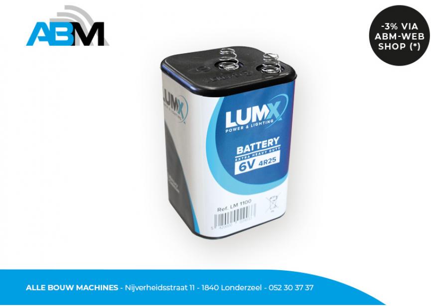 Batterie 4R25 de Lumx chez Alle Bouw Machines (ABM).