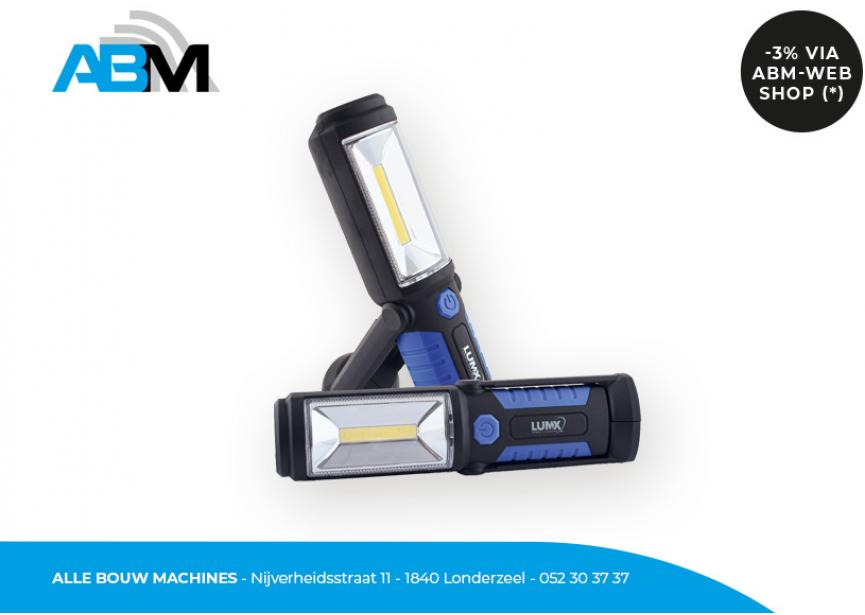 Zaklamp LED Duo Grip van Lumx bij Alle Bouw Machines (ABM).