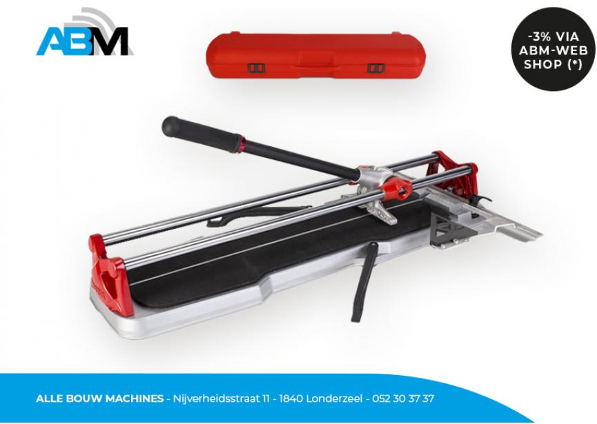 Manuele tegelsnijder Speed-62 Magnet met kunststof koffer van Rubi bij Alle Bouw Machines (ABM).